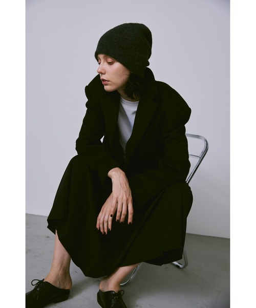 un/neu(アンノイ)の「ルーズニット帽 / ニットキャップ(ニットキャップ/ビーニー・レディース・ホワイト/ライトグレー/チャコールグレー・FREE)」の7枚目の写真