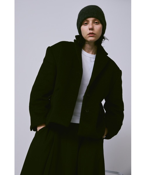 un/neu(アンノイ)の「ルーズニット帽 / ニットキャップ(ニットキャップ/ビーニー・レディース・ホワイト/ライトグレー/チャコールグレー・FREE)」の4枚目の写真