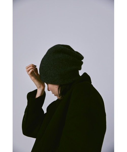 un/neu(アンノイ)の「ルーズニット帽 / ニットキャップ(ニットキャップ/ビーニー・レディース・ホワイト/ライトグレー/チャコールグレー・FREE)」の6枚目の写真
