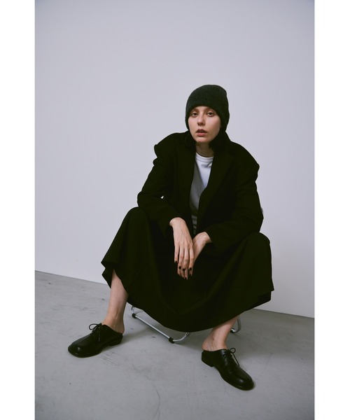 un/neu(アンノイ)の「ルーズニット帽 / ニットキャップ(ニットキャップ/ビーニー・レディース・ホワイト/ライトグレー/チャコールグレー・FREE)」の9枚目の写真
