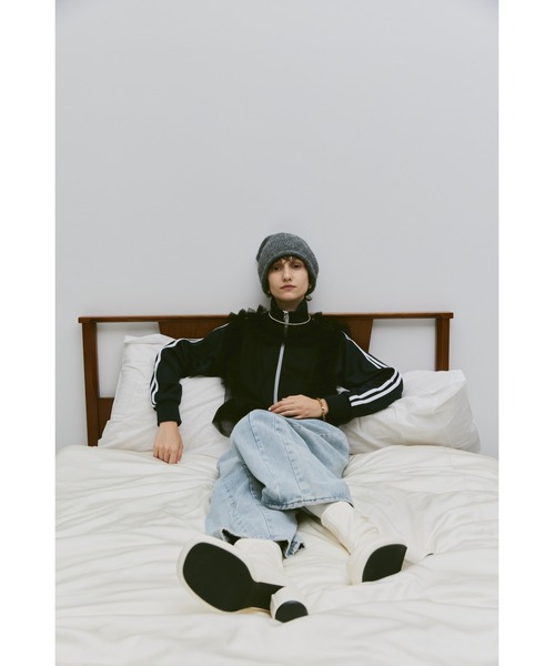 un/neu(アンノイ)の「ルーズニット帽 / ニットキャップ(ニットキャップ/ビーニー・レディース・ホワイト/ライトグレー/チャコールグレー・FREE)」の15枚目の写真