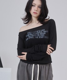 ENVYM | 2WAYシアートップス(Tシャツ/カットソー)