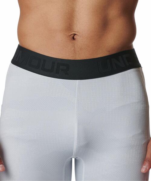 UNDER ARMOUR(アンダーアーマー)の「UAモチベート ジャカード レギンス(トレーニング/メンズ)(レギンス/スパッツ・メンズ・グレー・M/2XL/XL/L)」の9枚目の写真