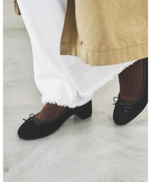 Emma Francis バレエシューズ23.5cm black フラット バレエシューズ （ブラック チュール） -Emma Francis