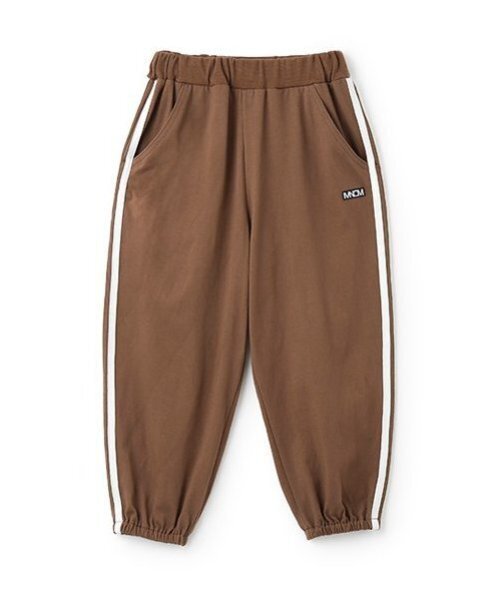 b・ROOM(ビールーム)の「【MNCM】【セットアップ可】【カイテキ天竺】ビッグシルエットサイドラインパンツ(スウェットパンツ・キッズ・ブラック/カーキ/チャコール/ダークブラウン・130cm/140cm/120cm/150cm/110cm)」の5枚目の写真