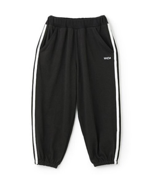 b・ROOM(ビールーム)の「【MNCM】【セットアップ可】【カイテキ天竺】ビッグシルエットサイドラインパンツ(スウェットパンツ・キッズ・ブラック/カーキ/チャコール/ダークブラウン・130cm/140cm/120cm/150cm/110cm)」の7枚目の写真