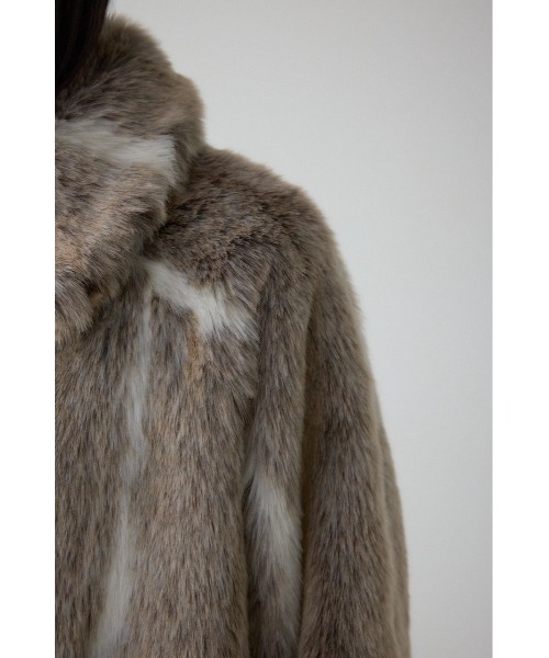 ジップアップファーコート（ブルゾン）｜AZUL BY MOUSSY（アズールバイ