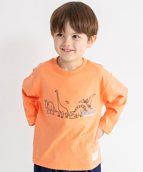 BRANSHES（ブランシェス）の「【ブランシェスmini】アソート長袖Tシャツ（Tシャツ/カットソー・キッズ・ライトグリーン/ブルー/シャーベット/杢グレー/ライトベージュ・120/110/100/90/130/80）」の5枚目の写真