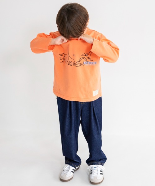 BRANSHES（ブランシェス）の「【ブランシェスmini】アソート長袖Tシャツ（Tシャツ/カットソー・キッズ・ライトグリーン/ブルー/シャーベット/杢グレー/ライトベージュ・120/110/100/90/130/80）」の21枚目の写真