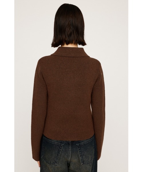 SLY（スライ）の「【セットアップ可】F/FUR COLLAR KNIT TOPS フェイクファー カラー ニット トップス 秋服 冬服（ニット/セーター・レディース・ブラウン/ベージュ系その他/杢グレー/ブラック系その他2・FREE）」の13枚目の写真