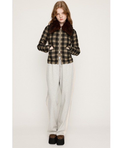 SLY（スライ）の「【セットアップ可】F/FUR COLLAR KNIT TOPS フェイクファー カラー ニット トップス 秋服 冬服（ニット/セーター・レディース・ブラウン/ベージュ系その他/杢グレー/ブラック系その他2・FREE）」の19枚目の写真