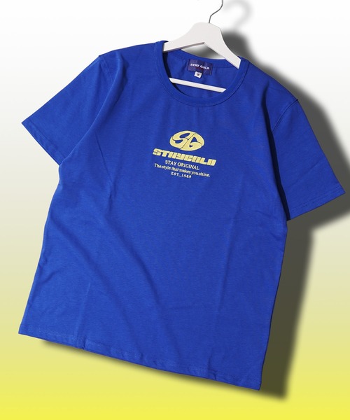 STAY GOLD(ステイゴールド)の「【STAYGOLD】 センター刺繍 半袖 Tシャツ / Center embroidery short-sleeved T-shirt(Tシャツ/カットソー・メンズ・ブルー/ホワイト/チャコールグレー・S/M/L)」の3枚目の写真