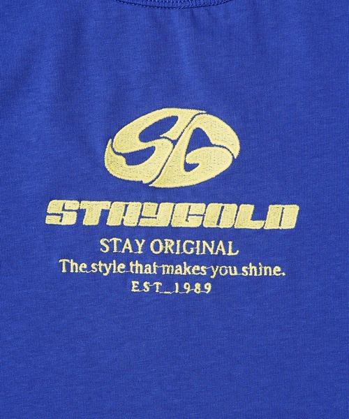STAY GOLD(ステイゴールド)の「【STAYGOLD】 センター刺繍 半袖 Tシャツ / Center embroidery short-sleeved T-shirt(Tシャツ/カットソー・メンズ・ブルー/ホワイト/チャコールグレー・S/M/L)」の21枚目の写真