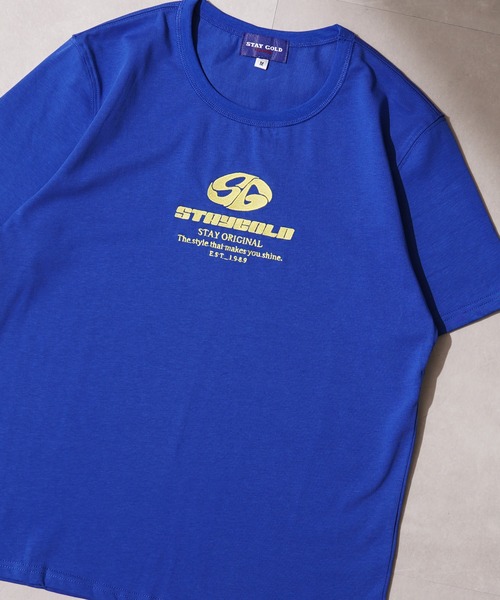 STAY GOLD(ステイゴールド)の「【STAYGOLD】 センター刺繍 半袖 Tシャツ / Center embroidery short-sleeved T-shirt(Tシャツ/カットソー・メンズ・ブルー/ホワイト/チャコールグレー・S/M/L)」の20枚目の写真