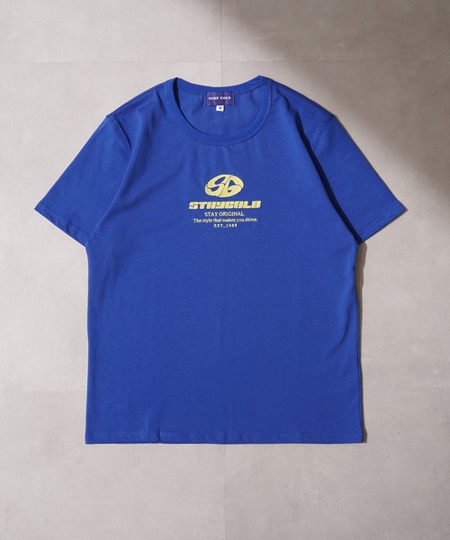 STAY GOLD(ステイゴールド)の「【STAYGOLD】 センター刺繍 半袖 Tシャツ / Center embroidery short-sleeved T-shirt(Tシャツ/カットソー・メンズ・ブルー/ホワイト/チャコールグレー・S/M/L)」の18枚目の写真