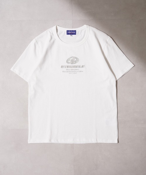 STAY GOLD(ステイゴールド)の「【STAYGOLD】 センター刺繍 半袖 Tシャツ / Center embroidery short-sleeved T-shirt(Tシャツ/カットソー・メンズ・ブルー/ホワイト/チャコールグレー・S/M/L)」の10枚目の写真