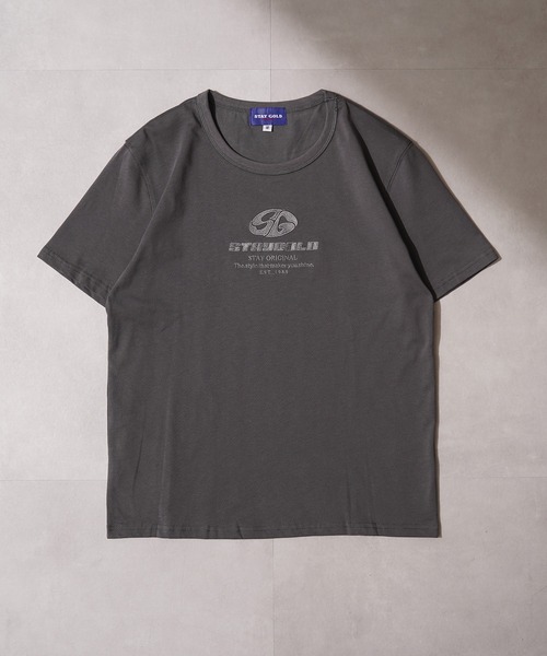 STAY GOLD(ステイゴールド)の「【STAYGOLD】 センター刺繍 半袖 Tシャツ / Center embroidery short-sleeved T-shirt(Tシャツ/カットソー・メンズ・ブルー/ホワイト/チャコールグレー・S/M/L)」の14枚目の写真