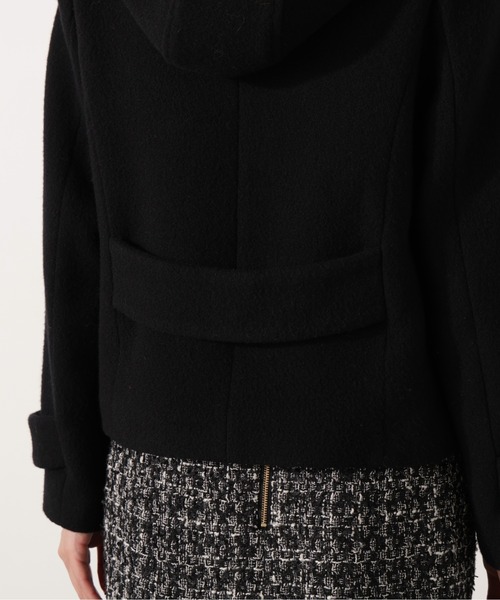 PROPORTION BODY DRESSING(プロポーションボディドレッシング)の「モッサフードフェイクファーショートコート / 1215255102(ブルゾン・レディース・ホワイト系その他/ベージュ/ブラック・MEDIUM/SMALL)」の16枚目の写真