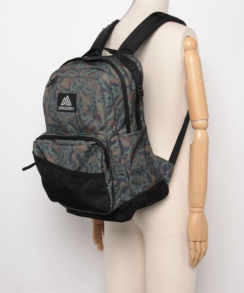 グレゴリー キャンパスデイM ブラック × レオパード キャンパスデイM CAMPUS DAY M ミリタリーレオパード（バック