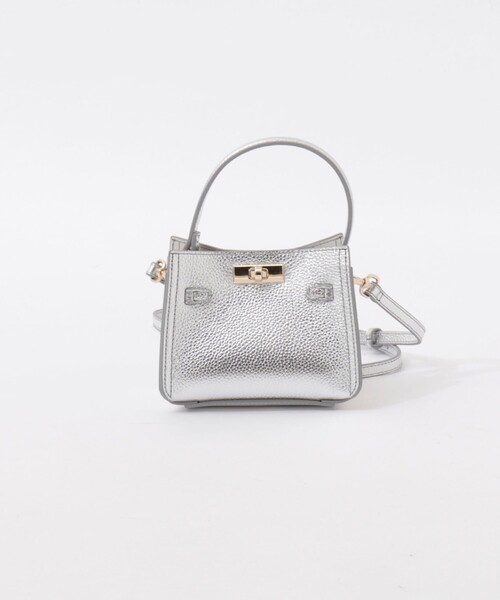 NOLLEY’S（ノーリーズ）の「HINERI miniバッグメタリック（ショルダーバッグ・レディース・シルバー・FREE）」の2枚目の写真
