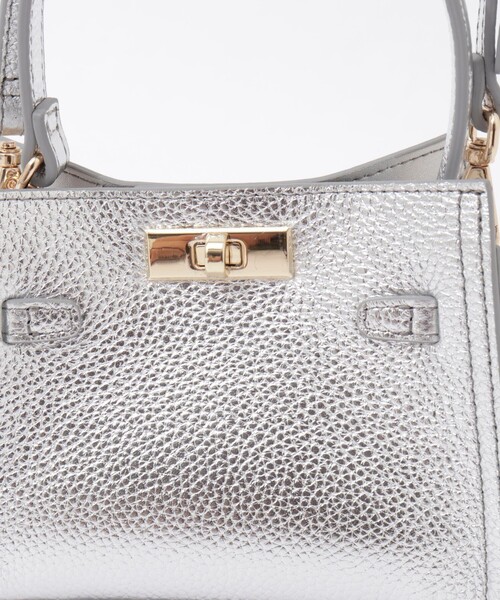 NOLLEY’S（ノーリーズ）の「HINERI miniバッグメタリック（ショルダーバッグ・レディース・シルバー・FREE）」の8枚目の写真