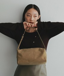 EFOLE(GtH)Suede belted oneshoulder/XG[hxgV_[(V_[obO)