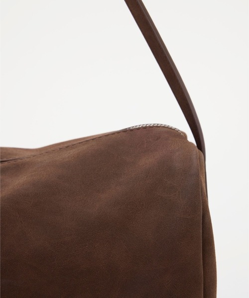 セール】【ZOZO限定】Suede belted oneshoulder/スエードベルトワン