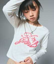 X-girl | SPRAY LOGO L/S TOP(Tシャツ/カットソー)
