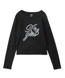 X-girl | SPRAY LOGO L/S TOP(Tシャツ/カットソー)