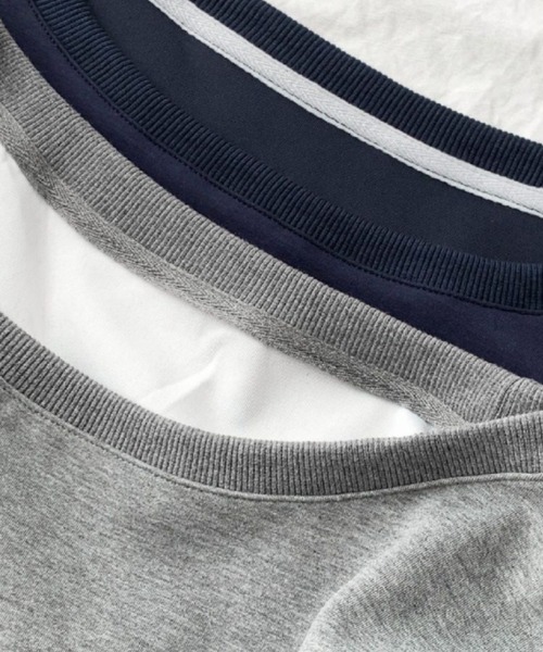 Teem Store(チームストア)の「袖レースリボンワンショルスウェット(スウェット・レディース・グレー/ネイビー・M/L)」の5枚目の写真