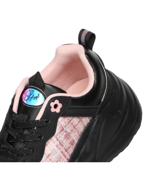 ANAP GｉRL（アナップガール）の「【ANAP GIRL】厚底スニーカー（スニーカー・キッズ・ブラック×シルバー/ブラック×ピンク・22.0cm/24.0cm/23.0cm）」の20枚目の写真