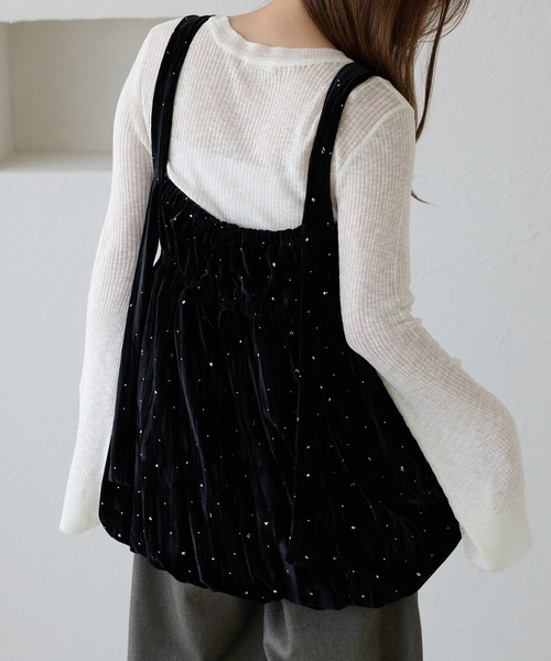 apres jour clair(アプレジュールクレア)の「【apres jour clair】アソートバルーンキャミチュニック(チュニック・レディース・ブラック系その他/ブラウン系その他/ホワイト系その他・フリー/X-LARGE)」の8枚目の写真