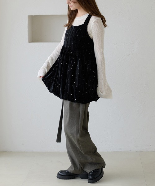 apres jour clair(アプレジュールクレア)の「【apres jour clair】アソートバルーンキャミチュニック(チュニック・レディース・ブラック系その他/ブラウン系その他/ホワイト系その他・フリー/X-LARGE)」の10枚目の写真