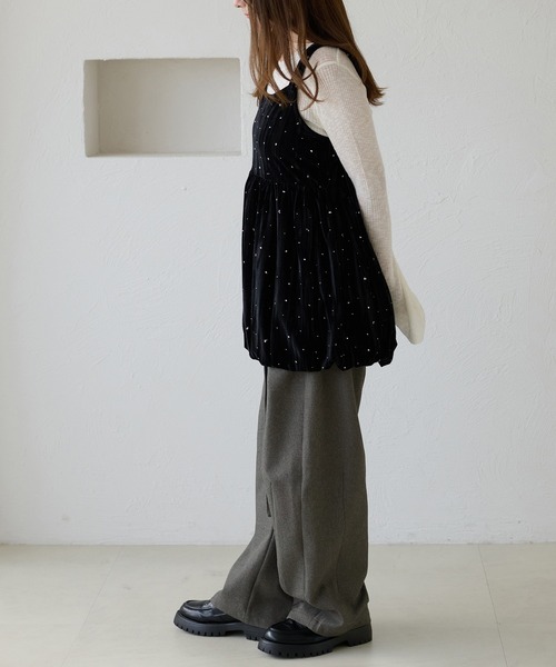apres jour clair(アプレジュールクレア)の「【apres jour clair】アソートバルーンキャミチュニック(チュニック・レディース・ブラック系その他/ブラウン系その他/ホワイト系その他・フリー/X-LARGE)」の11枚目の写真