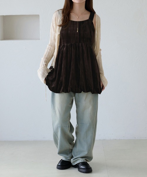 apres jour clair(アプレジュールクレア)の「【apres jour clair】アソートバルーンキャミチュニック(チュニック・レディース・ブラック系その他/ブラウン系その他/ホワイト系その他・フリー/X-LARGE)」の21枚目の写真