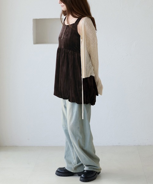 apres jour clair(アプレジュールクレア)の「【apres jour clair】アソートバルーンキャミチュニック(チュニック・レディース・ブラック系その他/ブラウン系その他/ホワイト系その他・フリー/X-LARGE)」の22枚目の写真