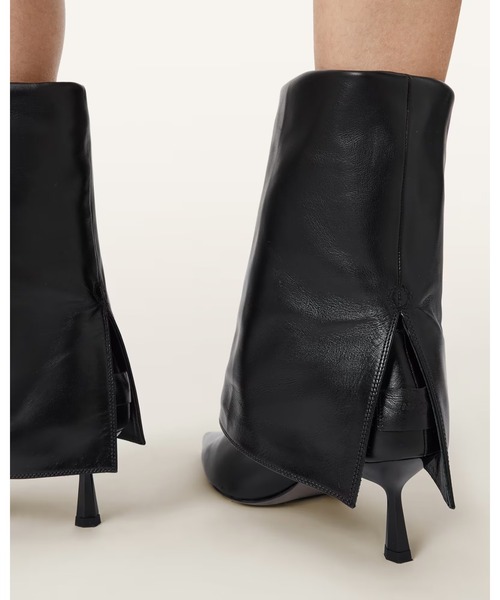 ALLSAINTS(オールセインツ)の「ODYSSEY KNEE HIGH LEATHER BOOTS | ODYSSEY ニー ハイ レザー ブーツ(ブーツ・レディース・ブラック・UK4/UK5)」の4枚目の写真