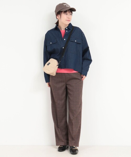 fredy couleur（フレディクルール）の「グレンチェックセンタープレスパンツ（その他パンツ・レディース・グレー系その他/ブラウン系その他・36/38）」の20枚目の写真