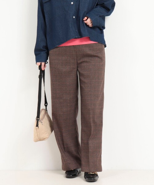 fredy couleur（フレディクルール）の「グレンチェックセンタープレスパンツ（その他パンツ・レディース・グレー系その他/ブラウン系その他・36/38）」の18枚目の写真