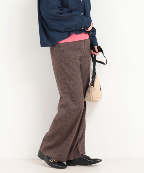 fredy couleur（フレディクルール）の「グレンチェックセンタープレスパンツ（その他パンツ・レディース・グレー系その他/ブラウン系その他・36/38）」の7枚目の写真