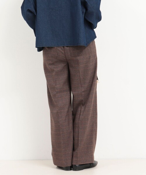 fredy couleur（フレディクルール）の「グレンチェックセンタープレスパンツ（その他パンツ・レディース・グレー系その他/ブラウン系その他・36/38）」の5枚目の写真
