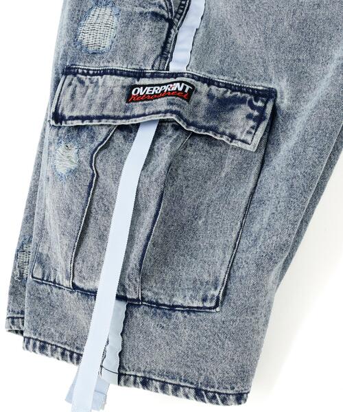 over print(オーバープリント)の「overprint/オーバープリント/TOURNIQUET HALF PANTS(その他パンツ・レディース・ブルー/ブラック・L/XL/M)」の8枚目の写真