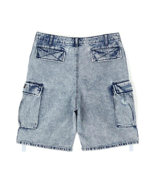 over print(オーバープリント)の「overprint/オーバープリント/TOURNIQUET HALF PANTS(その他パンツ・レディース・ブルー/ブラック・L/XL/M)」の4枚目の写真