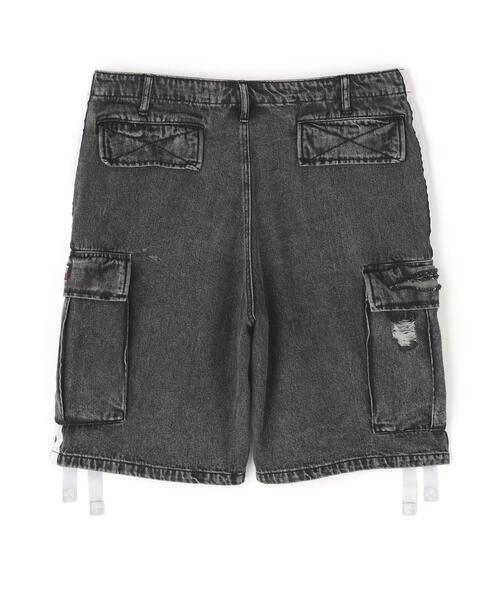 over print(オーバープリント)の「overprint/オーバープリント/TOURNIQUET HALF PANTS(その他パンツ・レディース・ブルー/ブラック・L/XL/M)」の3枚目の写真