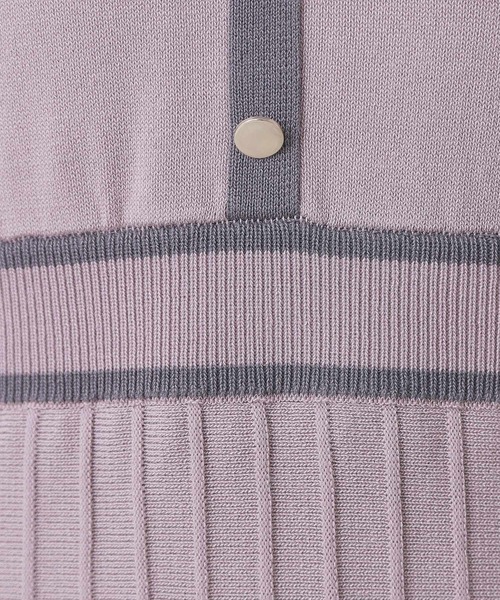 index（インデックス）の「バイカラードッキング風ニットワンピース【洗濯機OK/抗ピル】（ワンピース・レディース・ベージュ系その他2/ベージュ系その他7/ネイビー系4・42/40/36/38）」の11枚目の写真
