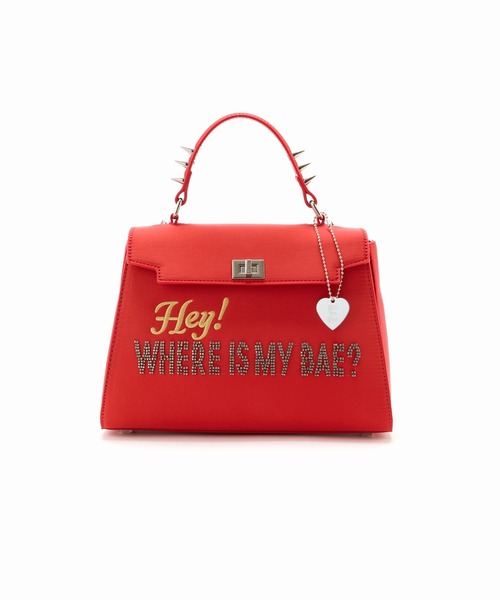 HEY!MrsROSE(ヘイミセスローズ)の「HEY! Mrs ROSE(ヘイ!ミセスローズ)Claim Hand BAG(ハンドバッグ・レディース・ブラック/ブラウン/レッド・FREE)」の19枚目の写真