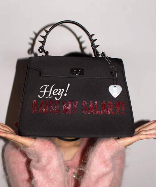 HEY!MrsROSE(ヘイミセスローズ)の「HEY! Mrs ROSE(ヘイ!ミセスローズ)Claim Hand BAG(ハンドバッグ・レディース・ブラック/ブラウン/レッド・FREE)」の8枚目の写真