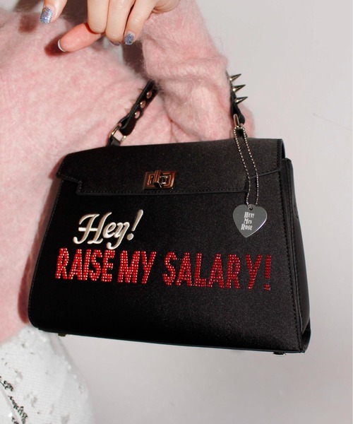 HEY!MrsROSE(ヘイミセスローズ)の「HEY! Mrs ROSE(ヘイ!ミセスローズ)Claim Hand BAG(ハンドバッグ・レディース・ブラック/ブラウン/レッド・FREE)」の10枚目の写真