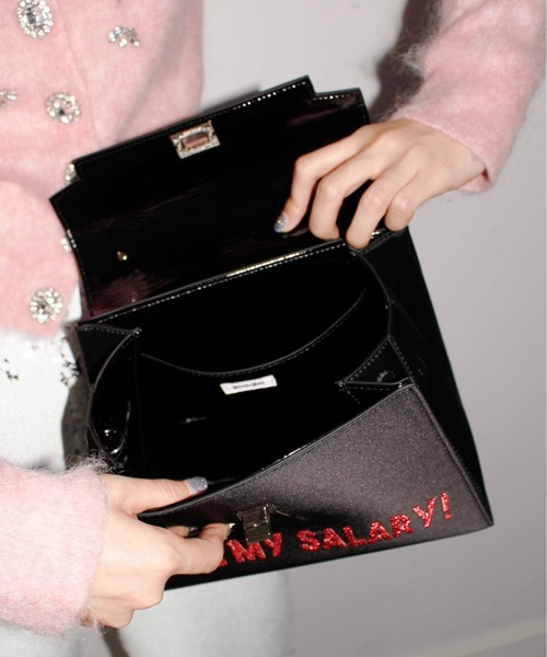 HEY!MrsROSE(ヘイミセスローズ)の「HEY! Mrs ROSE(ヘイ!ミセスローズ)Claim Hand BAG(ハンドバッグ・レディース・ブラック/ブラウン/レッド・FREE)」の11枚目の写真