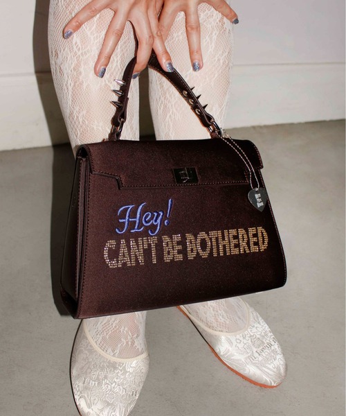 HEY!MrsROSE(ヘイミセスローズ)の「HEY! Mrs ROSE(ヘイ!ミセスローズ)Claim Hand BAG(ハンドバッグ・レディース・ブラック/ブラウン/レッド・FREE)」の4枚目の写真